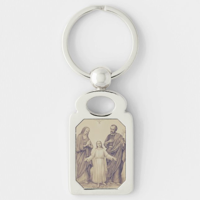 Llavero Sagrada Familia Jesús, Virgen María y San José  (Anverso)