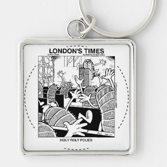 Llavero Sagradas Cochinillas Divertidas (Frente)