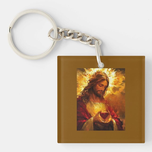 Llavero Sagrado Corazón de Jesús (Frente)