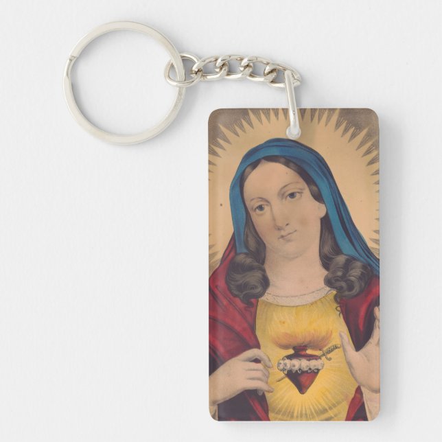Llavero Sagrado Corazón de María (Frente)