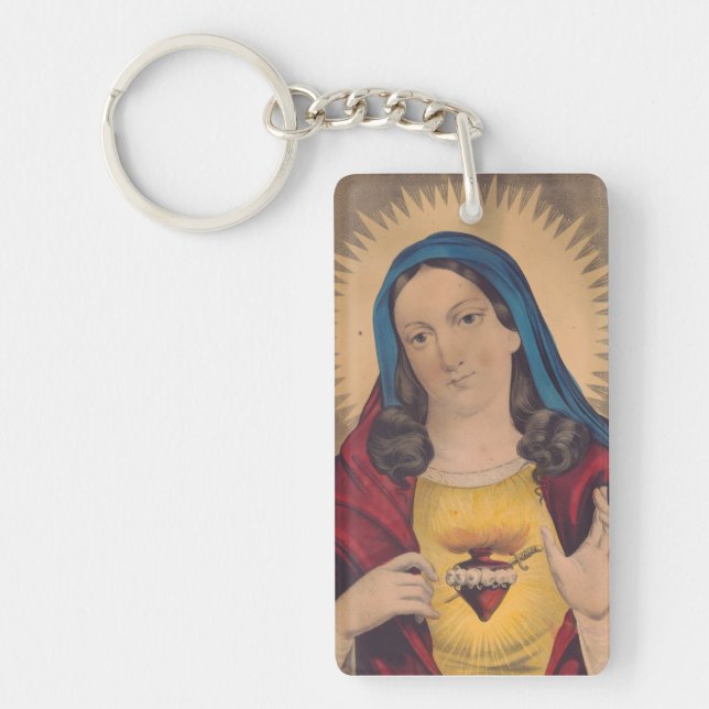 Llavero Sagrado Corazón de María (Frente)