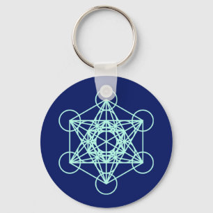 Llavero sagrado de la geometría de Metatron del