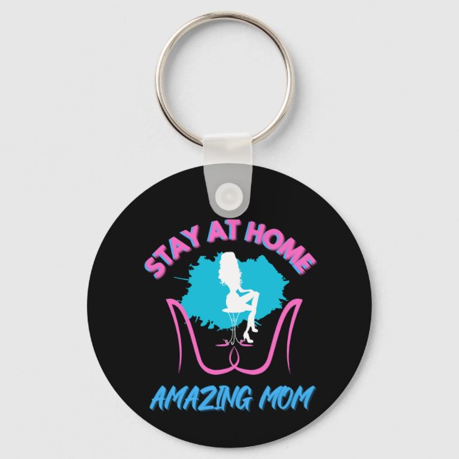 Llavero Sahm Permanece En Casa Madre Retirada Zapatos De C (Anverso)