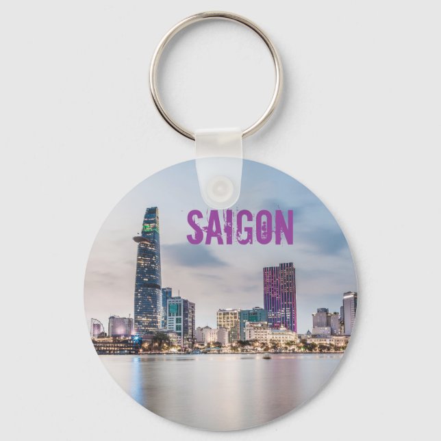 Llavero Saigon (Ciudad Ho Chi Minh) HCMC, recuerdo de Viet (Anverso)