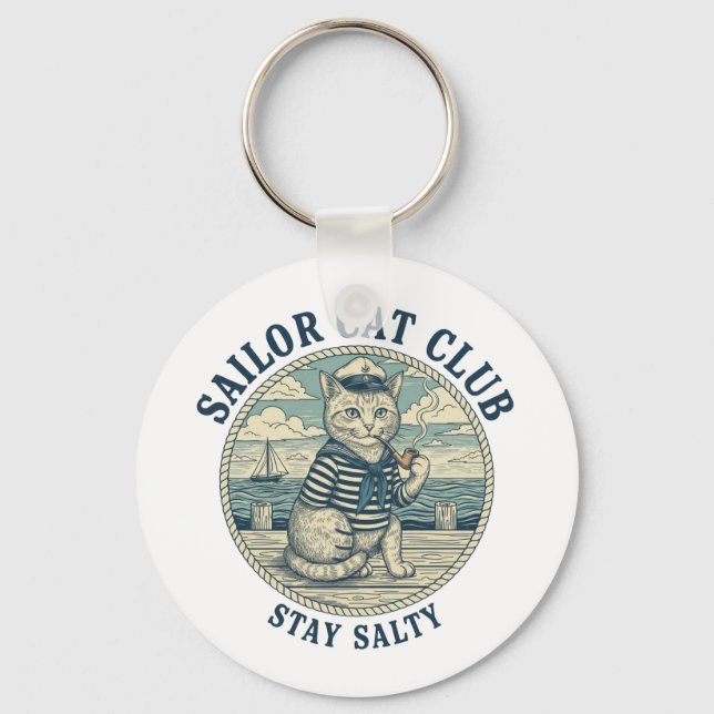 Llavero Sailor Cat Club (Anverso)