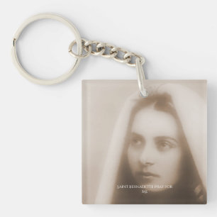 Llavero Saint Bernadette reza por mí