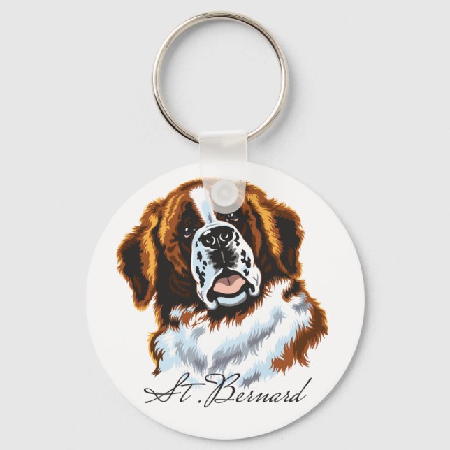 Llavero saint bernard (Anverso)