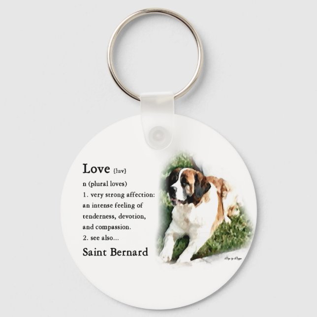 Llavero Saint Bernard Lovers (Anverso)