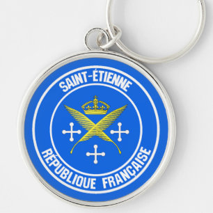 Llavero Saint-Étienne Round Emblem