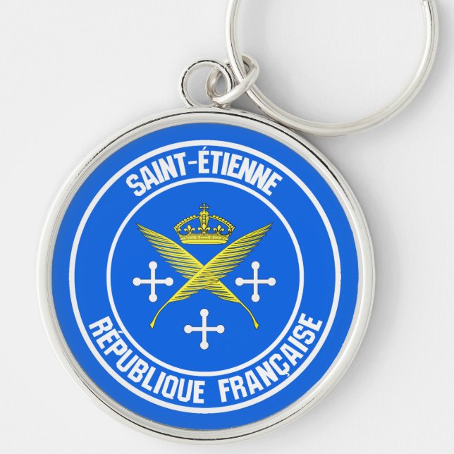 Llavero Saint-Étienne Round Emblem (Frente)