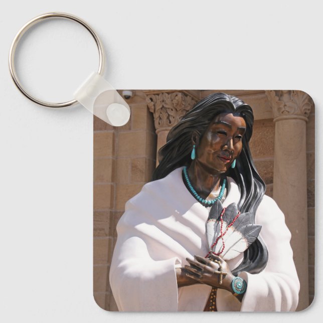 Llavero Saint Kateri Tekakwitha (Anverso)