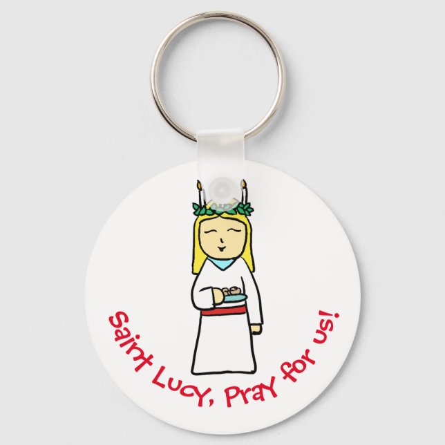 Llavero Saint Lucy Keychain (Anverso)