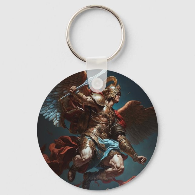 Llavero Saint Michael Keychain (Anverso)