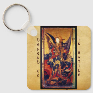Llavero Saint Michael Vanquishing Devil