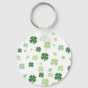 Llavero saint patricards day Green clover shamrock
