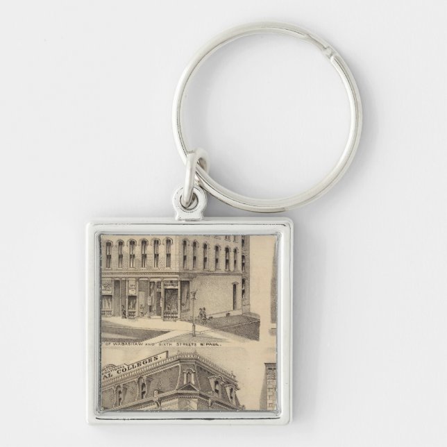 Llavero Saint Paul Business College, Minnesota (Frente)