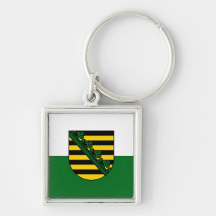 Llavero Sajonia bandera