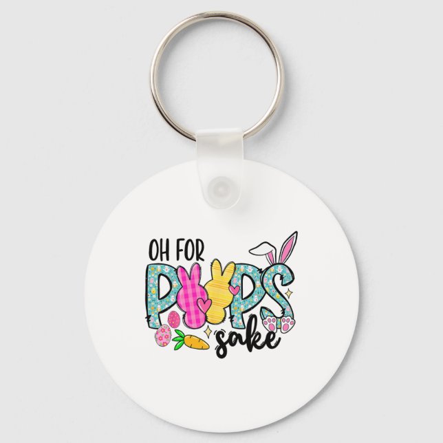Llavero Sake Funny Easter Bunny Print Gles Happy Easter Wo (Anverso)