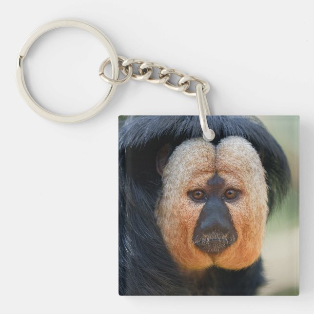 Llavero Saki de cara blanca (Frente)