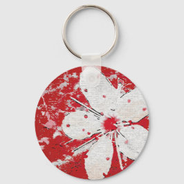 Llavero Sakura, flor de cerezo japonés, personalizado de f
