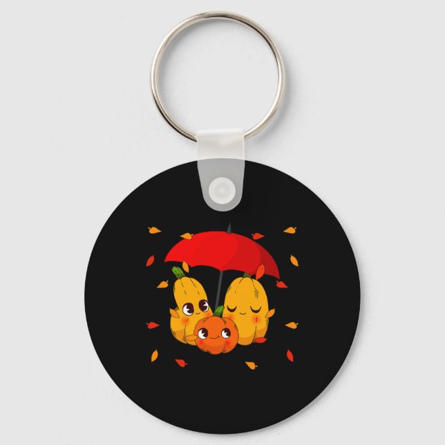 Llavero Sale de lattes picazón de calabaza caída otoño Hal (Anverso)