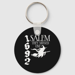 Llavero Salem De Brujas Retro 1692 Se Perdieron Un Salón D