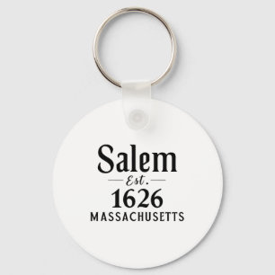 Llavero Salem Machusettes Est. Otoño de Halloween de 1626