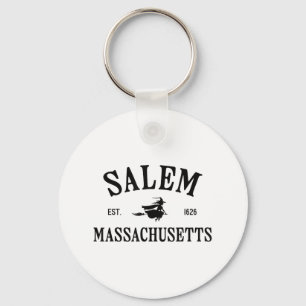 Llavero Salem Machusetts Witch Flying Broomstick Halloween