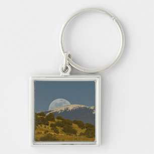 Llavero Salida de la luna sobre las montañas Sangre de Cri