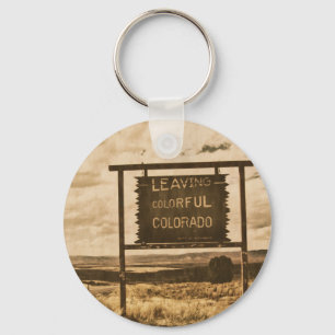 Llavero salir de Colorado colorido