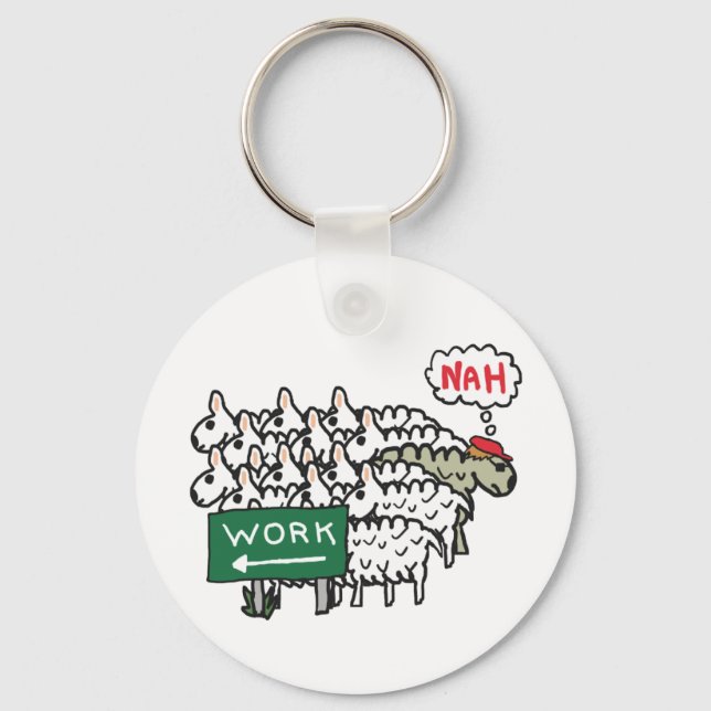 Llavero Salir del trabajo (Anverso)