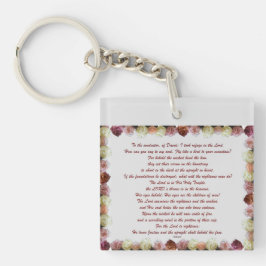 Llavero Salmo 11, Escritura, Verso de la Biblia,