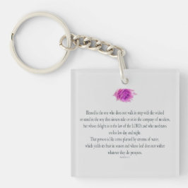 Llavero Salmo 1, Flor,