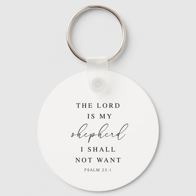 Llavero Salmo 23 El Señor es mi Pastor (Anverso)