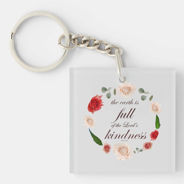 Llavero salmo 33 amabilidad total (Frente)