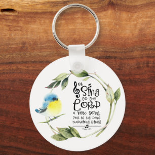 Llavero Salmo 98:1 Cantar al Señor un nuevo verso de la Bi