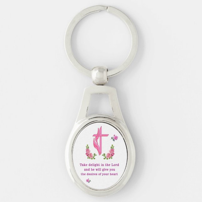 Llavero Salmos 37:4 (Anverso)