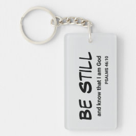 Llavero Salmos 46:10 Estar quietos y conocer versos bíblic