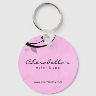 Llavero Salon Spa Llave Floral Cadena Regalo agua rosa
