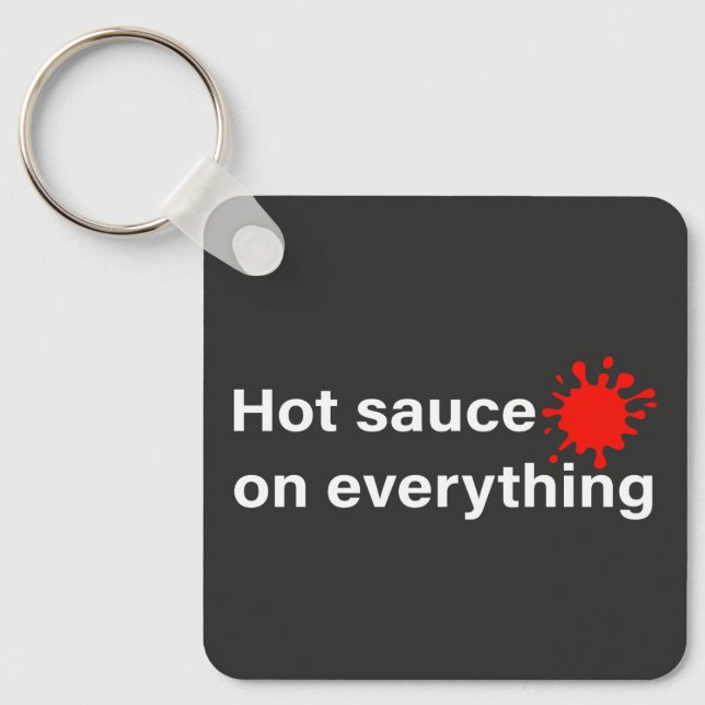 Llavero Salsa Caliente En Todo (Anverso)
