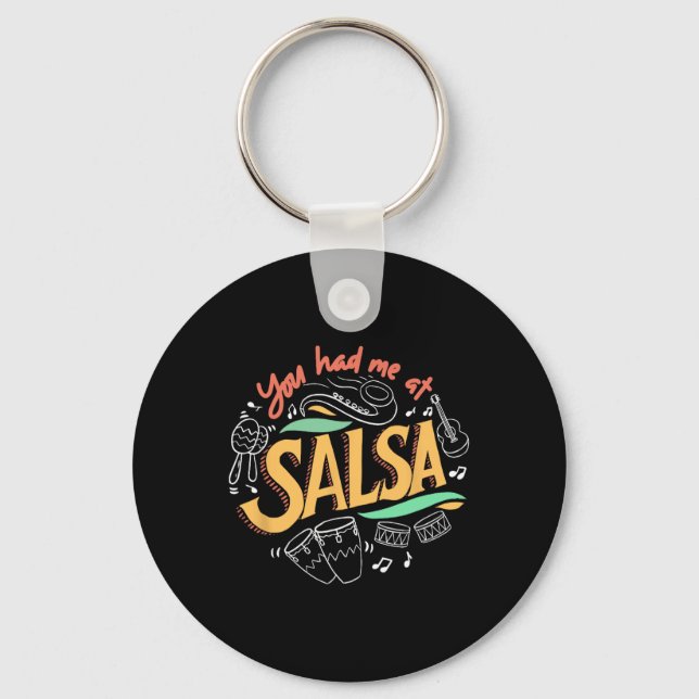 Llavero Salsa Dance Love Salsa Dance Dance Gigantes Dance (Anverso)