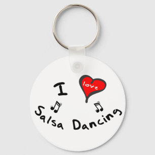 Llavero Salsa Dancing Gifts - I Heart Salsa Dancing