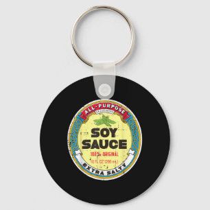 Llavero Salsa de soja de Halloween divertido grupo de comi