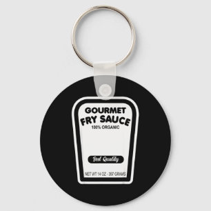 Llavero Salsa divertida para freír gourmet Fácil Costume d