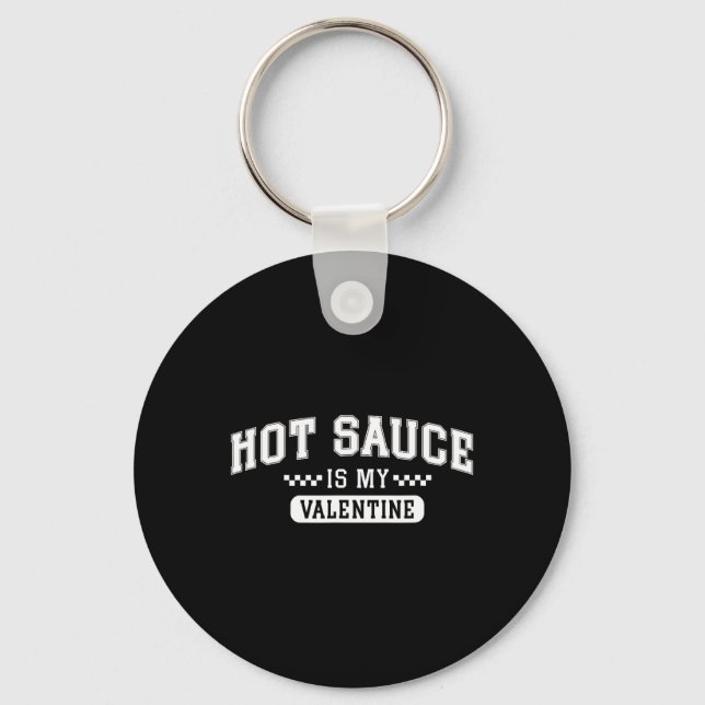 Llavero Salsa Picante Es Mi San Valentín  (Anverso)