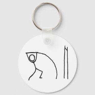 Llavero Saltador de pértiga Stickman