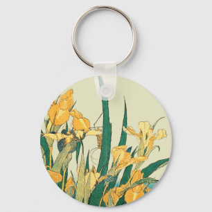 Llavero Saltamontes Hokusai y el iris Japón