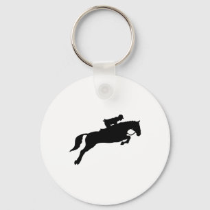 Llavero Saltando de caballos de carreras de Galloping