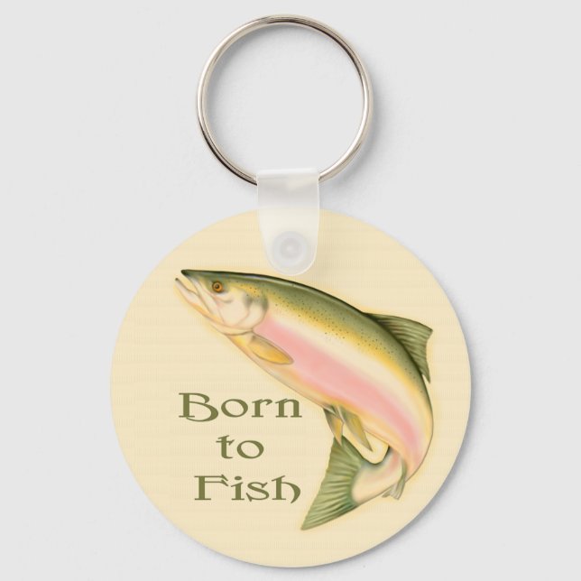 Llavero Saltando Salmon (Anverso)