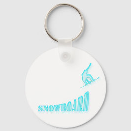 Llavero Saltar la cadena de claves Snowboarder